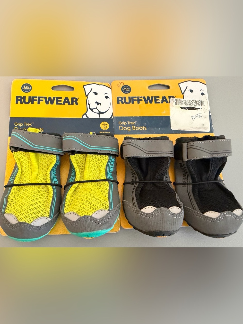 Ruffwear Grip Trex dog boots NEW includes all 4 boots